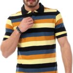 Andora mens Striped Slim-Fit Polo Shirt 29S20M8701BS result.feed.gl_apparel-dress_type_en (pack of 1)