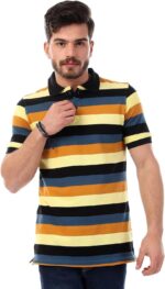 Andora mens Striped Slim-Fit Polo Shirt 29S20M8701BS result.feed.gl_apparel-dress_type_en (pack of 1)