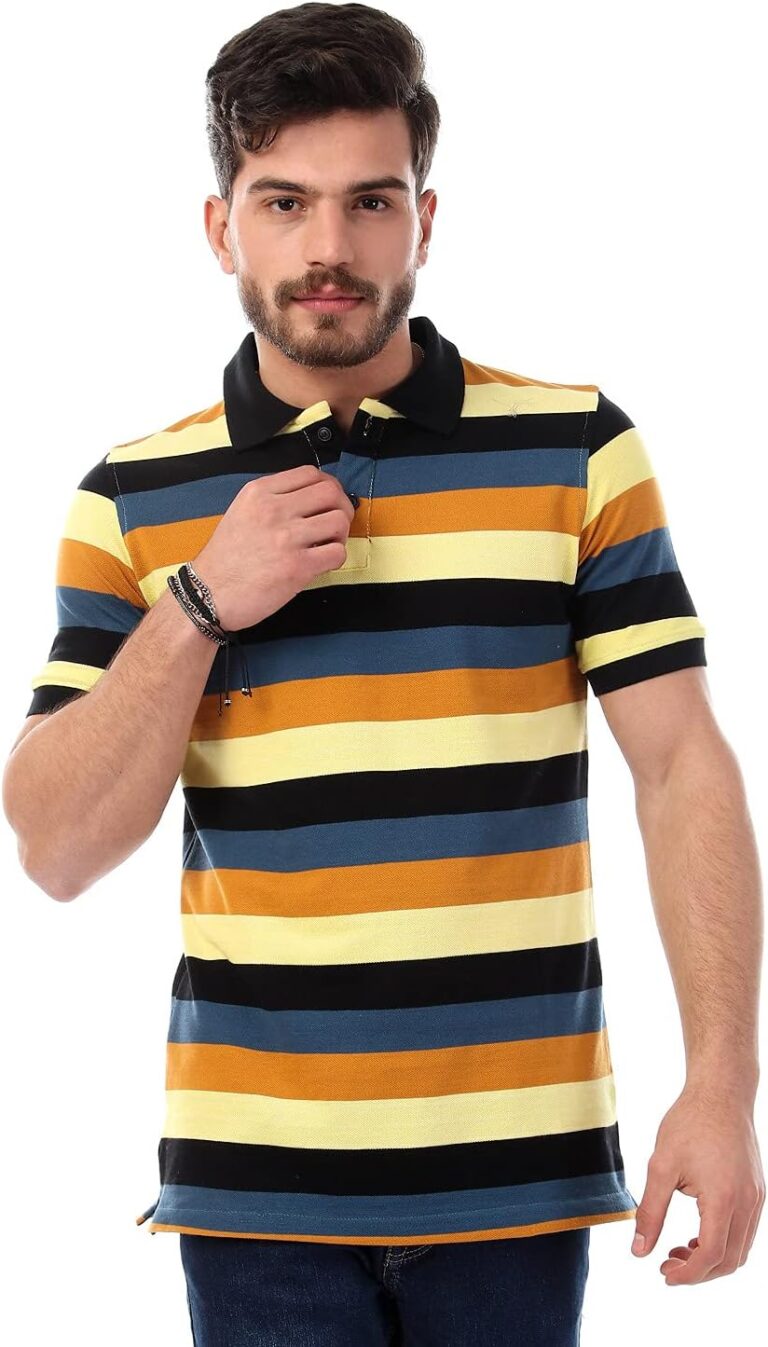 Andora mens Striped Slim-Fit Polo Shirt 29S20M8701BS result.feed.gl_apparel-dress_type_en (pack of 1)