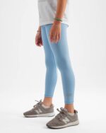 ⁦Baby blue leggings Solid Color⁩ - الصورة ⁦4⁩