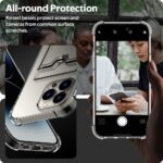 ⁦جراب حماية شفاف مع فتحة كروت، جراب موبايل بتصميم رفيع من البولي يوريثين الحراري الناعم مع حامل كروت لطيف (آيفون 11)⁩ - الصورة ⁦9⁩