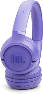 ⁦JBL Tune 530 BT Wireless On-Ear Headphones with JBL Pure Bass Sound, Bluetooth 6.0, Foldable Design and 76-Hour Battery Life, Google Fast Pair/Microsoft Swift Pair, Lavender⁩ - الصورة ⁦5⁩