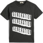 KOTON Boys Printed Detail Short Sleeve Crew Neck Tshirt
