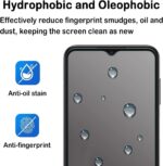 ⁦Privacy Screen Protector for Samsung Galaxy S25 FE 5G [2 Pack],Anti-Spy Tempered Glass Film,9H Hardness,Anti Scratch,Anti Fingerprint,Bubble-Free,Anti-Spy Screen Protector for Samsung Galaxy S25 FE⁩ - الصورة ⁦6⁩