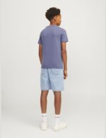 ⁦JACK & JONES Men's Junior Frederiksberg Box Crew-Neck Short-Sleeves T-Shirt (pack of 1)⁩ - الصورة ⁦4⁩