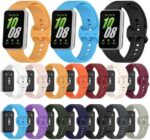⁦سوار ساعة رياضي بديل من السيليكون الناعم من Next Store متوافق مع Samsung Galaxy Watch Fit 3 ، حزام سريع الفك والتركيب مقاوم للتعرق للرجال والنساء⁩ - الصورة ⁦9⁩
