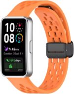 Fekra Silicone Strap For Huawei Band 10 | Band 9 | Band 8 Comfortable Magnetic Buckle Adjustable Watchband Huanwei Band 10/9/8
