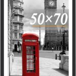 برواز صور للتعليق على الحائط مقاس 50 × 70 سم من سكولار تري، لون أسود