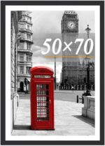 برواز صور للتعليق على الحائط مقاس 50 × 70 سم من سكولار تري، لون أسود