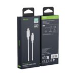 ⁦كابل شحن سريع من لايتنينج إلى USB بنوع سي بقوة 30W، متانة عالية ومرونة لنقل البيانات بطول 2 م، أسلاك نحاس بسرعة نقل بيانات 480 Mbps مقاوم للتشابك والالتفاف بلون أبيض من رسيلو⁩ - الصورة ⁦2⁩