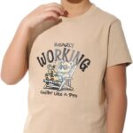 Andora Boys Printed Cotton Round T-Shirt Western