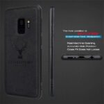 ⁦جراب بتصميم رقمي يوفر حماية كاملة مصنوع من البولي يوريثين الحراري الناعم وقماش بتصميم منقوش، جراب حماية مقاوم للأوساخ والصدمات وبصمات الأصابع لموبايل انفينيكس هوت 50 برو (أسود)⁩ - الصورة ⁦2⁩