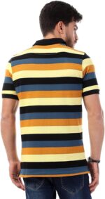 ⁦Andora mens Striped Slim-Fit Polo Shirt 29S20M8701BS result.feed.gl_apparel-dress_type_en (pack of 1)⁩ - الصورة ⁦3⁩