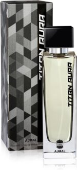 ⁦عطر تيتان اورا او دو بارفان للرجال برائحة الحمضيات يدوم طويلا من أجمل- صنع في دبي، 100 مل⁩ - الصورة ⁦2⁩