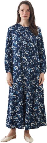 LC WAIKIKI Crew Neck Floral A Line Dress