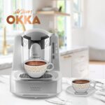⁦ماكينة تحضير القهوة التركية باستخدام مسحوق من اوكا، لون ابيض، موديل OK002C، بلاستيك⁩ - الصورة ⁦4⁩
