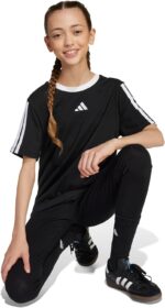 ⁦تيشرت اسنشيالز للبنات من اديداس (قطعة واحدة)⁩ - الصورة ⁦5⁩