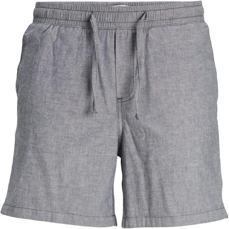 شورت كتان جيف بريز للرجال من جاك اند جونز