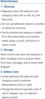 ⁦سماعة اذن بلوتوث 5.1 من لايف لايك ايسوم M10 TWS مع علبة شحن سماعات اذن لاسلكية ستيريو رياضية مقاومة للماء مع ميكروفون سماعة بلوتوث، اسود⁩ - الصورة ⁦6⁩