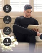 ⁦دفاية رجالي حرارية بملمس ناعم ومرونة عالية - طقم ملابس داخلية كلسون قطن مبطن - متوفر بألوان متعددة من ميزة⁩ - الصورة ⁦4⁩