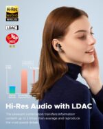 ⁦سماعات أذن لاسلكية كابسول 3 برو تقنية الصوت اللاسلكية LDAC من ساوند بيتس، سماعات هجينة بخاصية إلغاء الضوضاء النشطة 43 ديسيبل بلوتوث 5.3 مزودة بـ6 ميكروفونات للمكالمات، 52 ساعة من وقت التشغيل للألعاب⁩ - الصورة ⁦2⁩