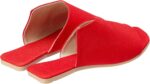 ⁦OX womens OX-W-31-Red/Red Slipper⁩ - الصورة ⁦2⁩