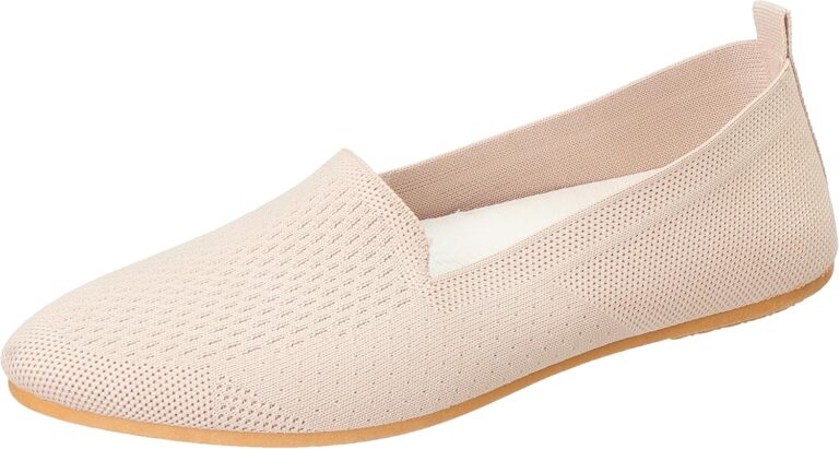 B&W womens B&W-W029-Beige-39 Ballet Flat