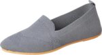 B&W womens B&W-W055-Grey-37 Ballet Flat