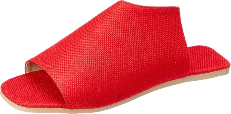 OX womens OX-W-31-Red/Red Slipper