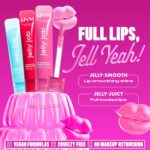 ⁦NYX Professional Makeup Jelly Job, Full-Bodied Shine Gloss, Lip-Smoothing Shine, Hyper-Glossy Finish, Just Jelly⁩ - الصورة ⁦3⁩