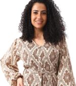 ⁦فستان كاجوال بحزام طويل للنساء من اندورا، موديل 37S24W30358⁩ - الصورة ⁦5⁩
