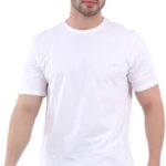 تيشرت أسود للرجال t01 أبيض