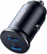 ⁦شاحن من جويروم بمنفذ USB متوافق مع هواتف USB-C و لايتنينغ بمنفذين بقدرة 30 واط مع شحن سريع و حماية متعددة و تصميم مدمج⁩ - الصورة ⁦3⁩