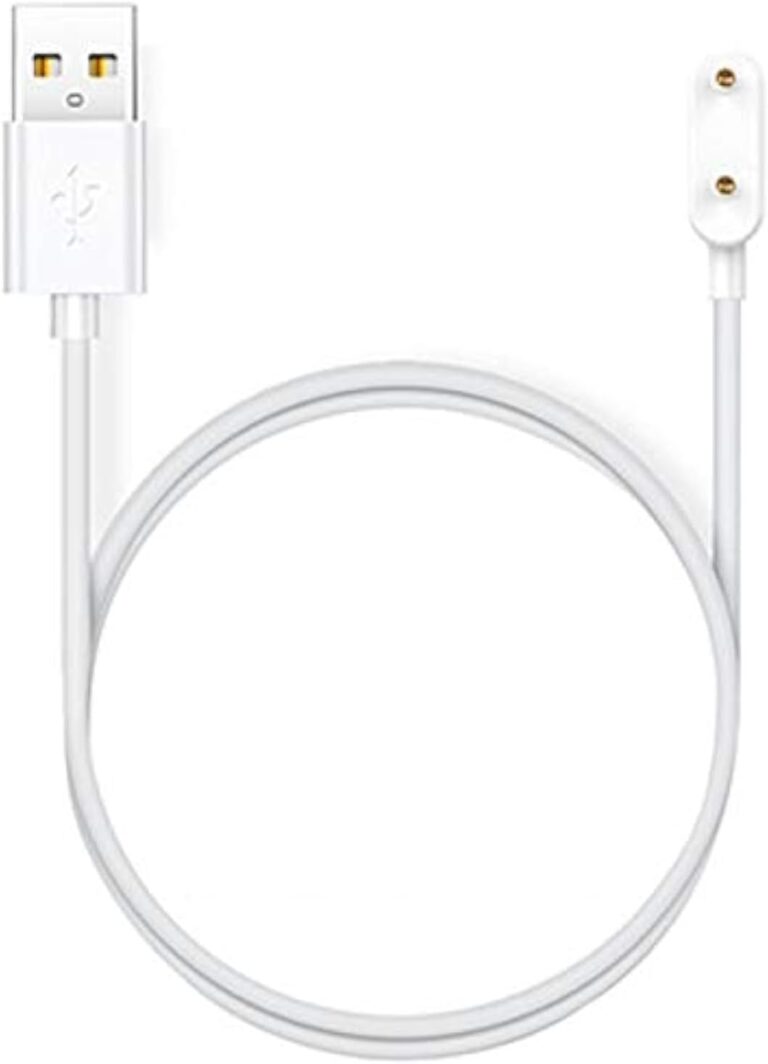 كابل شحن مغناطيسي USB لساعة هواوي واتش فيت، 4X وهونر ES، اكسسوارات ساعة ذكية من اريدينج (أبيض)