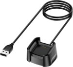 كابل شحن USB للساعة الذكية فيرسا 2 لتتبع اللياقة البدنية من كافن، لأجهزة اللاب توب، يو اس بي، أسود، لأجهزة لاب توب