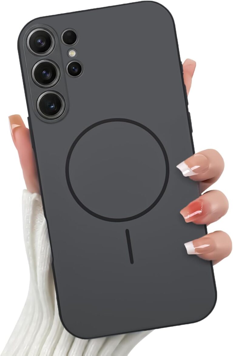Dl3 Mobilak Case For Samsung Galaxy S26 Ultra 5G Slim Design [Not Compatible with MagSafe] Soft Silicone Case Flexible TPU Anti-Scratch Protective Cover with Full Camera Protection - Dark Gray
