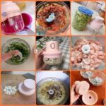⁦كبة شحن متعددة الاستخدامات – مفرمة خضروات وفواكه وثوم وزنجبيل – محضر طعام منزلي صغير بسعة 250 مل k⁩ - الصورة ⁦7⁩