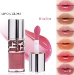 ⁦LOVESHINE High Pigment Glossy Long Lasting Plumping OIL Therapy Glossy Lip Gloss | Nourishing & Hydrating Gloss | Lightweight, Highly Pigmented and One Swipe Application-6ML (N-3)⁩ - الصورة ⁦2⁩
