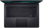 لاب توب فلاج شيب كروم بوك 2023 بشاشة لمس FHD 1080 بيكسل IPS مقاس 14 بوصة ومعالج انتل سيليرون N4020 وكاميرا ويب HD وواي فاي 5 وبطارية اكثر من 12 ساعة ونظام تشغيل كروم وكيبلات ماركسول - الأم من ايسر - الصورة 4