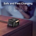 ⁦كابل شحن USB للساعة الذكية فيرسا 2 لتتبع اللياقة البدنية من كافن، لأجهزة اللاب توب، يو اس بي، أسود، لأجهزة لاب توب⁩ - الصورة ⁦4⁩