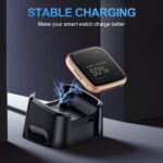 ⁦كابل شحن USB للساعة الذكية فيرسا 2 لتتبع اللياقة البدنية من كافن، لأجهزة اللاب توب، يو اس بي، أسود، لأجهزة لاب توب⁩ - الصورة ⁦3⁩