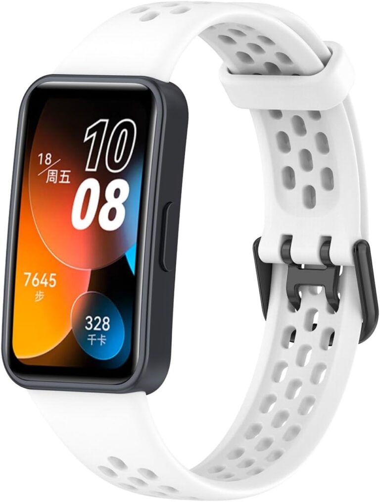 سوار رياضي من دلـع موبايلك متوافق مع هواوي باند 8 و باند 9، مصنوع من السيليكون الناعم للجنسين
