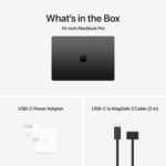 ⁦Apple 2025 MacBook Pro 14.2-inch Laptop with M5 chip with 10 core CPU and 10 core GPU: Built for Apple Intelligence, Liquid Retina XDR Display, 24GB Unified Memory, 1TB SSD Storage; Space Black⁩ - الصورة ⁦6⁩