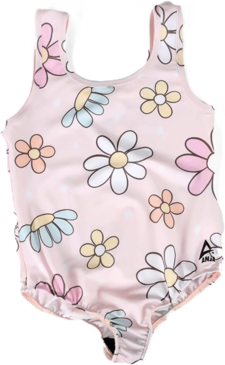 Anja Girls Swimwear Girls Swimsuit – Fun One-piece Sleeveless Swimwear