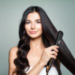 ⁦مكواة فرد الشعر المسطحة من السيراميك، سلك دوار 360 درجة وتسخين سريع حتى 400 درجة مئوية، أداة تصفيف ناعمة للشعر المجعد أو المفرود، HG-380⁩ - الصورة ⁦5⁩