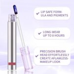 Peel Off Lip Stain Tints -Matte Lipstick Lip Stain Long Lasting Waterproof for Women, Non-stick Cup Lipstick Peel Off High Pigmented 24 Hours Lips Stains-3.5ML (N-2) - الصورة 3