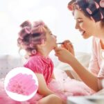 ⁦بكرات شعر لاصقة من ايروفيا، لون زهري، 15 ملم، عبوة من 12 قطعة، لون برونزي، مقاس M⁩ - الصورة ⁦5⁩
