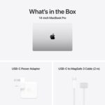 ⁦Apple 2024 MacBook Pro (14-inch, Apple M4 chip with 10-core CPU and 10-core GPU, 24GB Unified Memory, 1TB) - Silver⁩ - الصورة ⁦6⁩