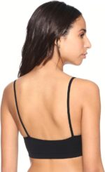 ⁦CARINA Womens Plain Spaghetti Strap Non Padded Bra Bra⁩ - الصورة ⁦3⁩