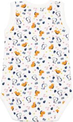 Papillon Boys Base Layer Printed Sleeveless Bodysuit Underwear - الصورة 3